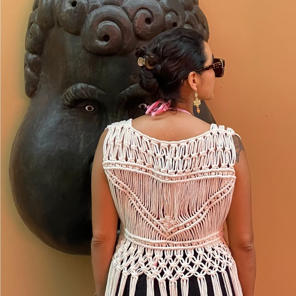 DEMÉTER Handmade Macrame Vest - Picture 1 of 3
